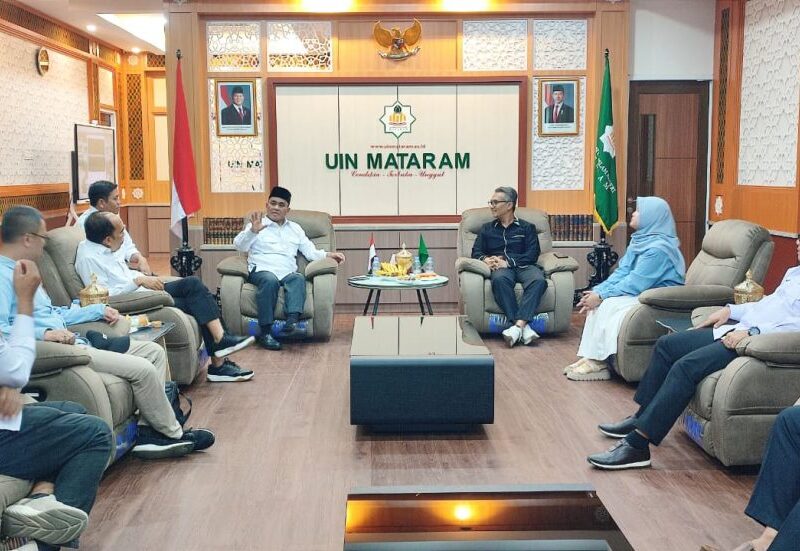 Perkuat Kolaborasi Sains Data dan Transformasi Digital, Rektor UIN Mataram Sambut Tim PkM UIN Sunan Gunung Djati Bandung