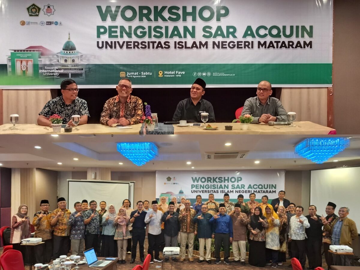 UIN Mataram Launching Toward International University 17 Agustus, Rektor : Siap Lahir Bathin Submit ACQUIN