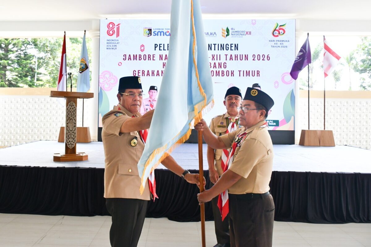 Bupati Lombok Timur Lepas 80 Kontingen Jambore Nasional XII ke Cibubur