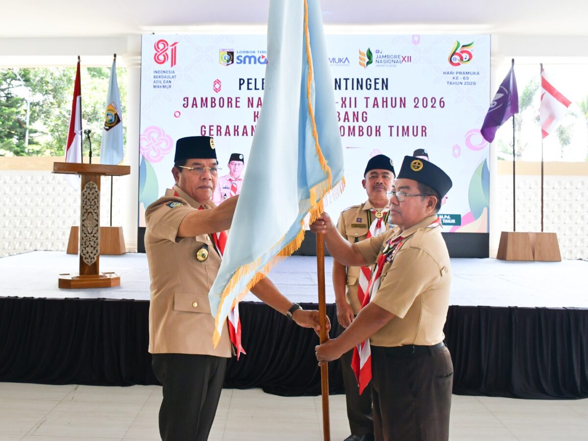 Bupati Lombok Timur Lepas 80 Kontingen Jambore Nasional XII ke Cibubur