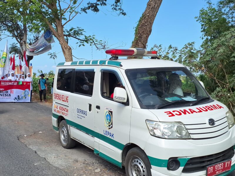 Pawai Gerak Jalan Meriahkan HUT ke-81 RI di Sakra Timur