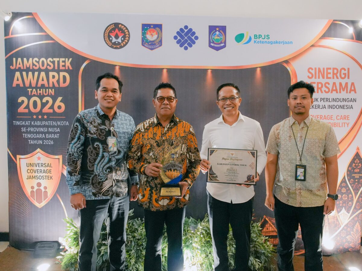 Lotim Pertahankan Juara Pertama Jamsostek Award 2026 NTB