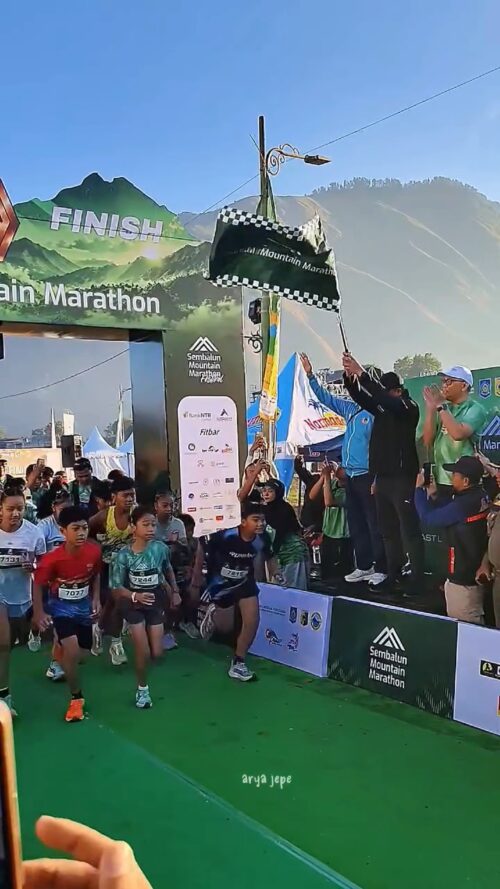 Sport Tourism NTB Mendunia, 700 Pelari di Sembalun Mountain Marathon Festival 2026