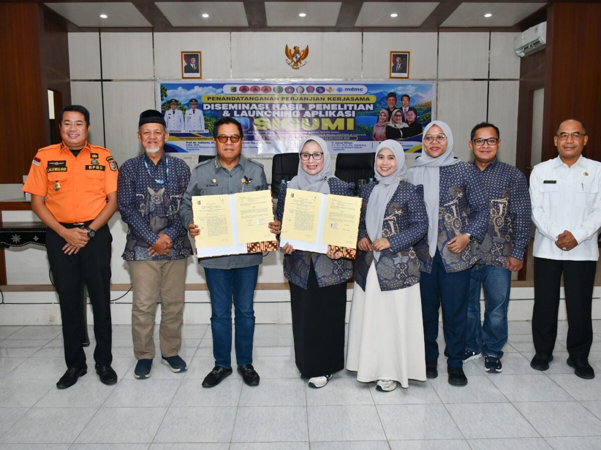 Mitigasi Bencana Rinjani Masuk Era Digital, Lombok Timur Gandeng UMY