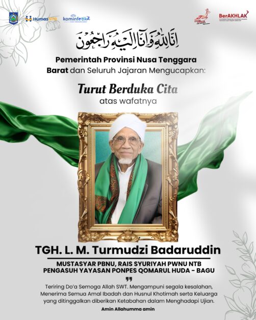 Tuan Guru Bagu Wafat, Gubernur NTB Kehilangan Ulama Besar dan Guru Umat