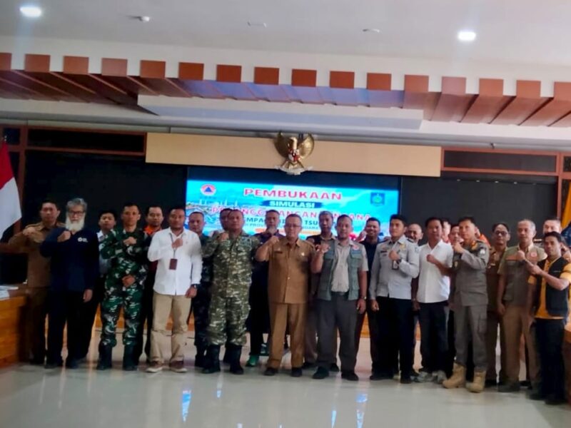 Pemprov NTB Perkuat Kesiapsiagaan Gempabumi dan Tsunami melalui Simulasi Lintas Sektor
