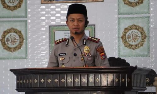 Kapolres Lotim Ajak Warga Jaga Persaudaraan Jelang Pilkades